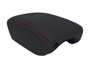 Jeep Wrangler JL Center Console Cover - PRP Seats - Black with Red Stitching - `18-`27 Jeep Wrangler JL Center Console Cover - PRP Seats - Black with Red Stitching - `18-`27